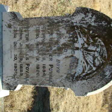 POVALL Frank Horder 1894-1896 :: POVALL Walter Wells 1889-1900