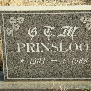 PRINSLOO ?.?.?. 1904-1988
