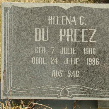 PREEZ Helena C., du 1906-1996