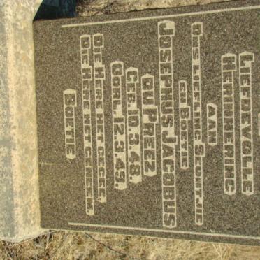 PREEZ Josephus Jacobus, du 1948-1949