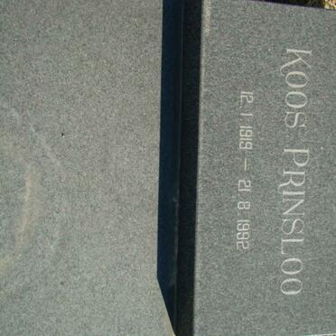 PRINSLOO Koos 1919-1992