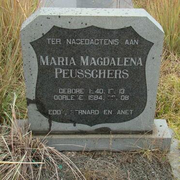 PEUSSCHERS Maria Magdalena 1940-1984