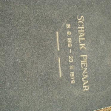 PIENAAR Schalk 1916-1976