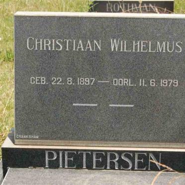 PIETERSEN Christiaan Wilhelmus 1897-1979