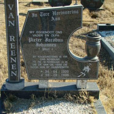 REENEN Pieter Jacobus Johannes, van 1935-1998