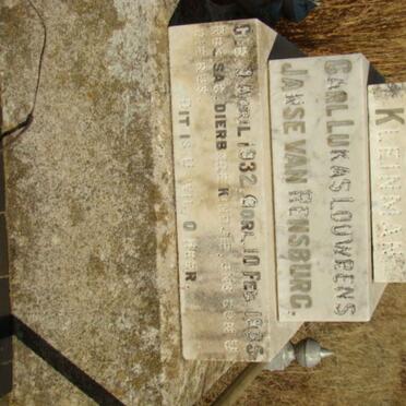 RENSBURG Carl Lukas Louwrens, Janse van 1932-1935