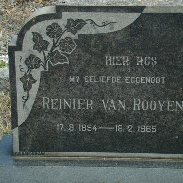 ROOYEN Reinier, van 1894-1965