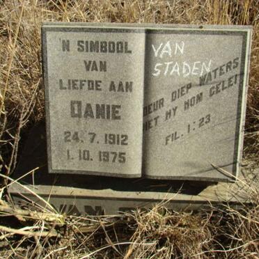 STADEN Danie, van 1912-1975