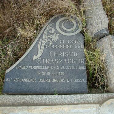 STRASZACKER Christo -1963