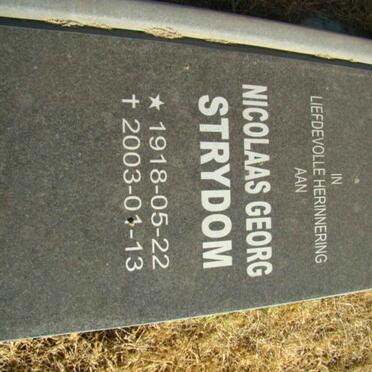 STRYDOM Nicolaas Georg 1918-2003