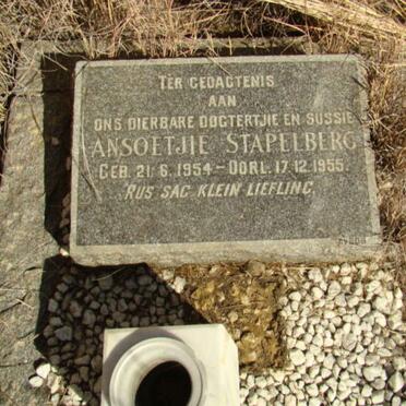 STAPELBERG Ansoetjie 1954-1955
