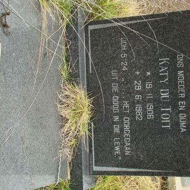 TOIT Katy, du 1906-1982