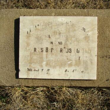 TOIT Andries Bernadus, du 1867-1939