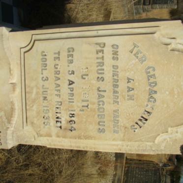 TOIT Petrus Jacobus, du 1864-1935