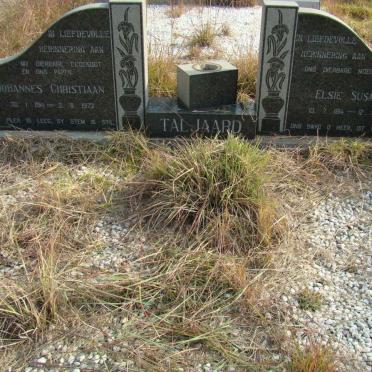 TALJAARD Johannes Christiaan 1914-1973 &amp; Elsie Susanna 1914-1986