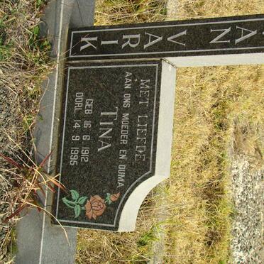 VARIK Tina, van 1912-1995