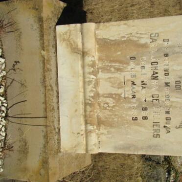 VILLIERS Sara Johanna, de 1858-1939