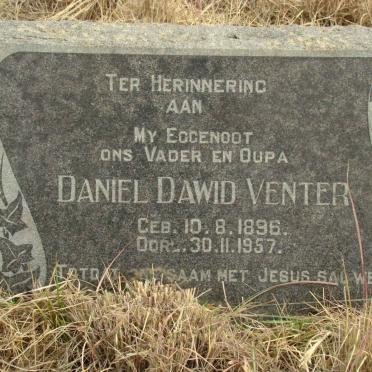 VENTER Daniel Dawid 1896-1957