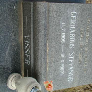 VISSER Gerhardus Stefanus 1905-1967