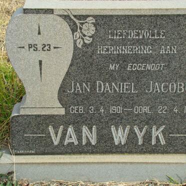 WYK Jan Daniel Jacobus, van 1901-1973