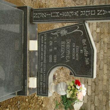 WESTHUIZEN Dorothea Regina, van der 1939-1986