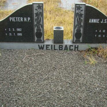 WEILBACH Pieter H.P. 1902-1985 &amp; Annie J.S. 1913-2004