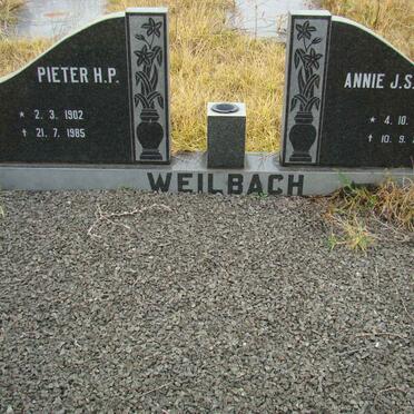WEILBACH Pieter H.P. 1902-1985 &amp; Annie J.S. 1913-2004