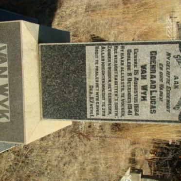 WYK Coenraad Lucas, van 1884-1941