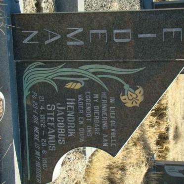 WEIDEMAN Hendrik Jacobus Stefanus 1922-1987