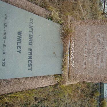 WHILEY Clifford Ernest 1903-1953