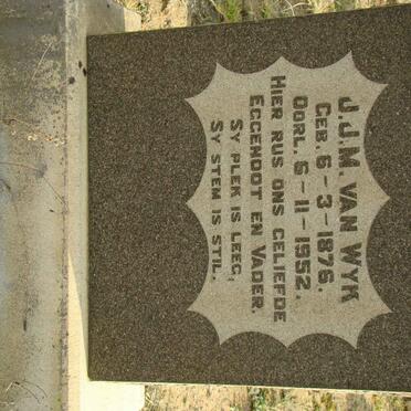 WYK J.J.M., van 1876-1952