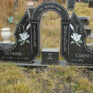 ?? Hendrik 1908-1983 &amp; Cornelius 1923-