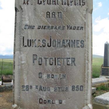 POTGIETER Lukas Johannes 1850-1929