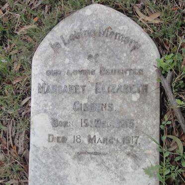 GIBBENS Margaret Elizabeth 1915-1917