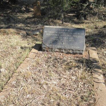 NAUDE Johannes Antonie 1871-1939