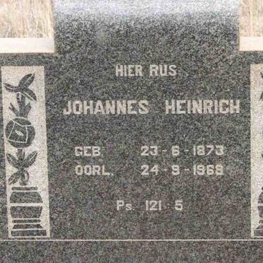 WIEGAND Johannes Heinrich 1873-1968