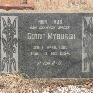 MYBURGH Gerrit 1880-1954