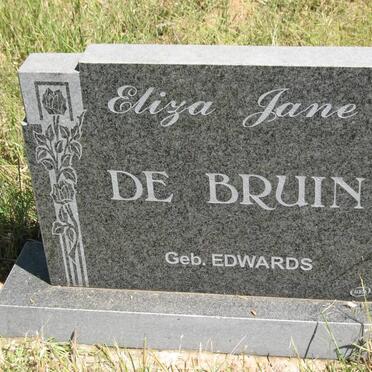 BRUIN Eliza Jane, de nee EDWARDS