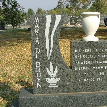 BRUYN Maria, de 1911-1990