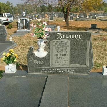BRUWER Jacobus Johannes 1949-1995
