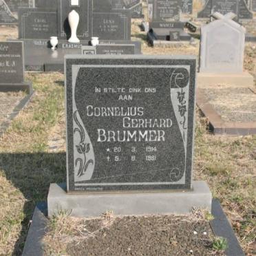 BRUMMER Cornelius Gerhard 1914-1981