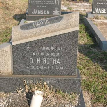 BOTHA D.H. 1951-1978