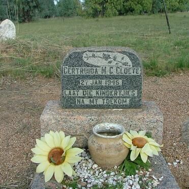 CLOETE Gertruida M.G. -1945