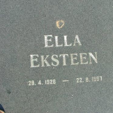 EKSTEEN Ella 1926-1997