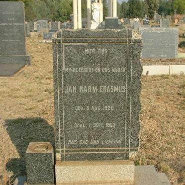 ERASMUS Jan Harm 1920-1963