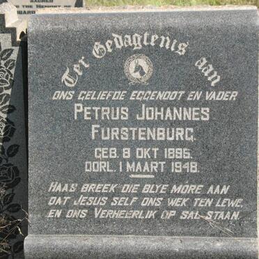 FURSTENBURG Petrus Johannes 1895-1948