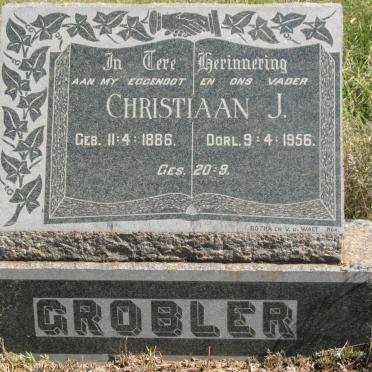 GROBLER Christiaan J. 1886-1956