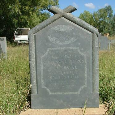 GRANGE Johannes Petrus, le 1877-1946