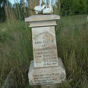 GRIFFIN Annie 1834-1896 :: GRIFFIN Alexandra M. 1900-1902