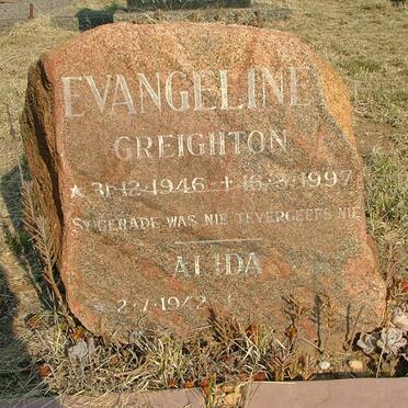 GREIGHTON Evangeline 1947-1997 :: ? Alida 1942-??